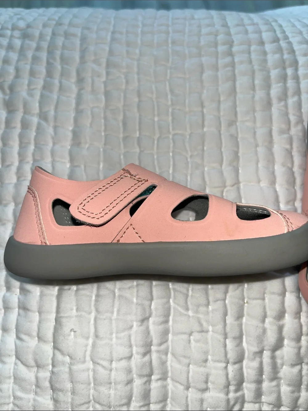 Ten Little Toddler Pink Closed-Toe Sandals - Comfortable Everyday Wear size 9.5
